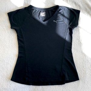 Black Puma Dry Cell Exercise Tee